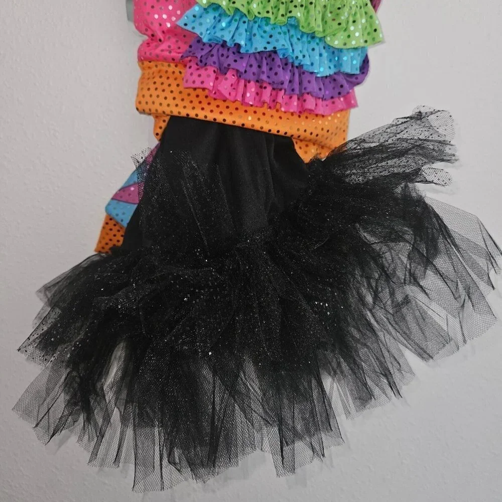 NEW Jojo Siwa XOMGPOP Halloween Costume Girls XS 4/5 Jacket Skirt Shorts Rubie's